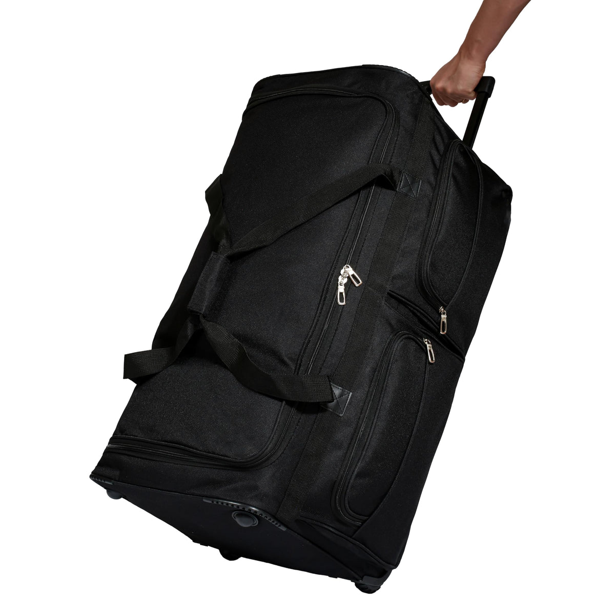 Generic 2 Wheeled Rolling Duffel Bag, Black, 30-Inch, 300001
