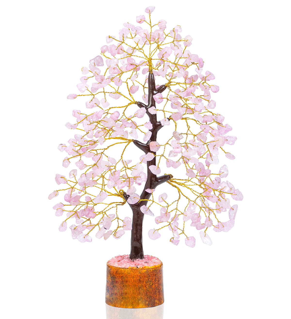 Crocon® Rose Quartz Crystals Tree, Birthday Gifts for Women & Men, Pink Home Decor for Shelf, Healing Crystals Spiritual Gift, House Warming Gift New Home, Birthday Gifts - Mom, Sister & Wife