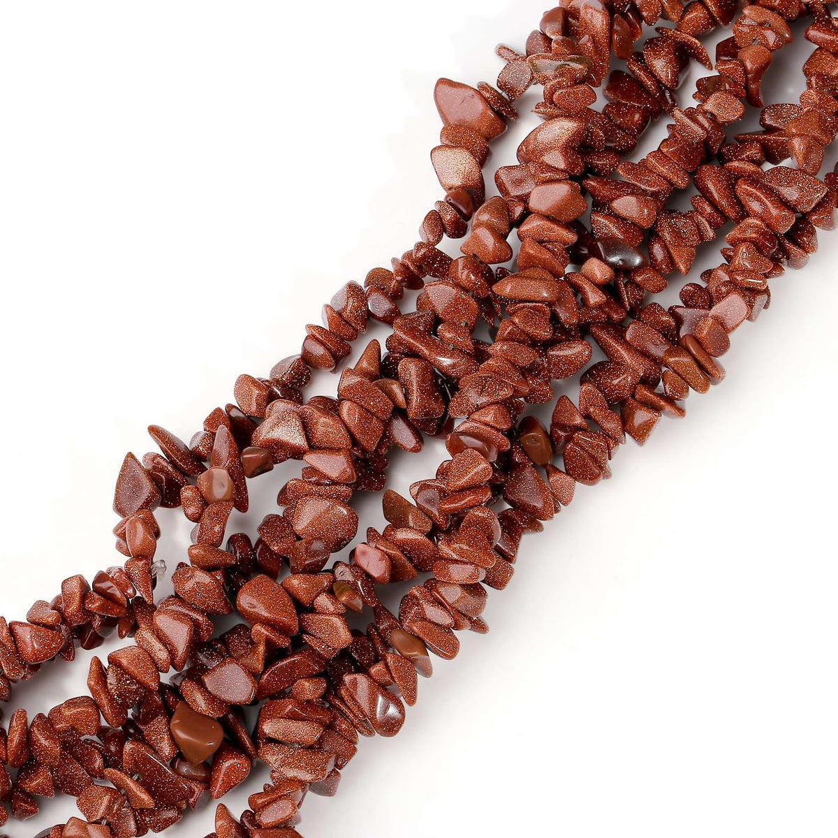 LAIDANLA Gold Sandstone 400pcs Natural Chip Stone Beads 5-8mm Healing Crystal Irregular Gemstones Drilled DIY Loose Rocks Bead Crystal for Bracelet Earrings Necklace Jewelry Making Crafting
