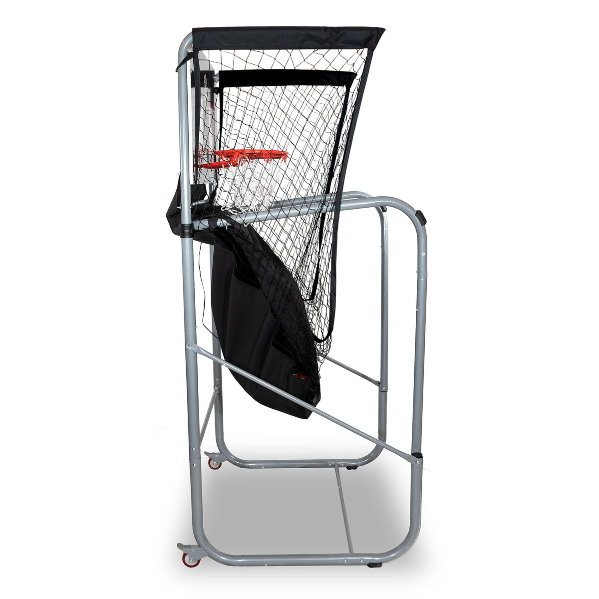 Pop-A-Shot - Home Dual Shot | Arcade Basketball Fun at Home | Infrared Sensor Scoring | 16 Game Modes | 7 Balls | Foldable Storage | for All Players (Red)