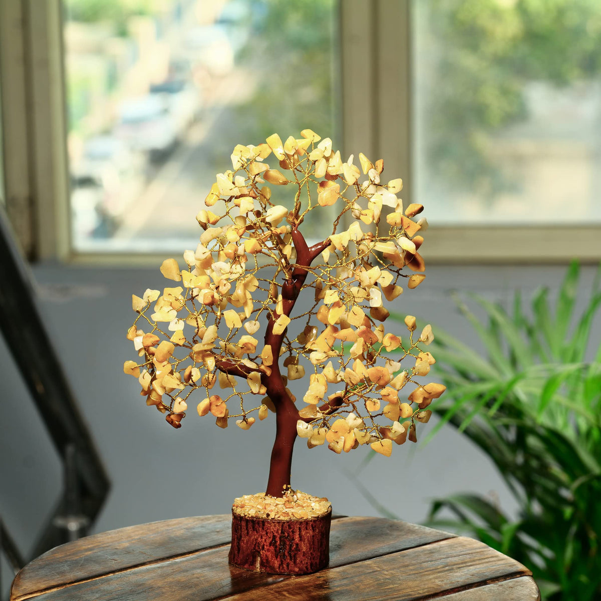 PYOR Yellow Aventurine Crystal Tree, Money Tree, Crystals and Healing Stones, Yellow Room Decor, Spiritual Decor, Feng Shui, House Warming Gifts New Home