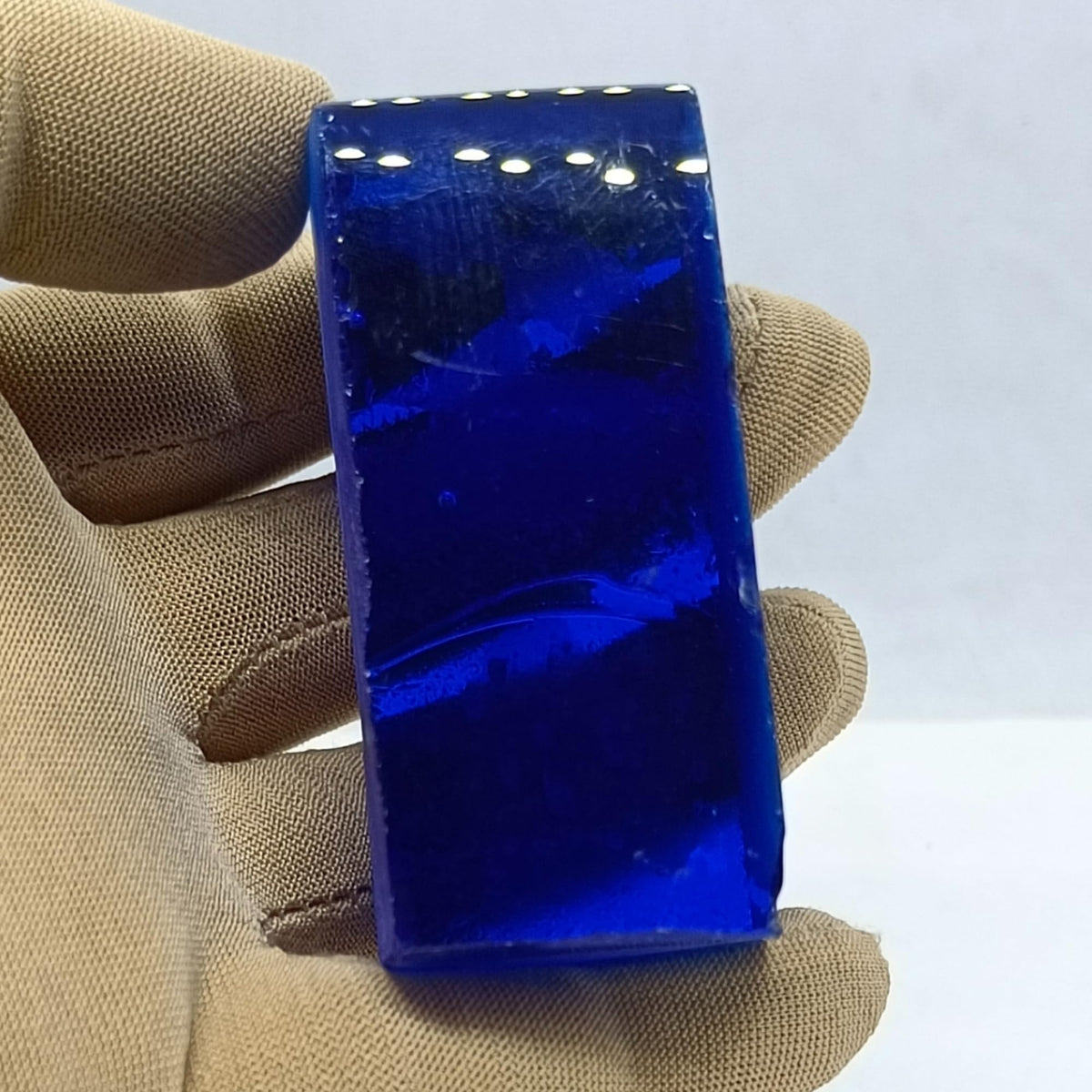 Kayra Blue Sapphire Nano Crystal 575.00 Carat Rough – Lab‑Created Heat‑Resistant Faceting Stone for DIY Jewelry: Ring, Necklace, Pendant; Crystal Healing Reiki, July Birthstone Gift, Handmade Craft Supply Gem