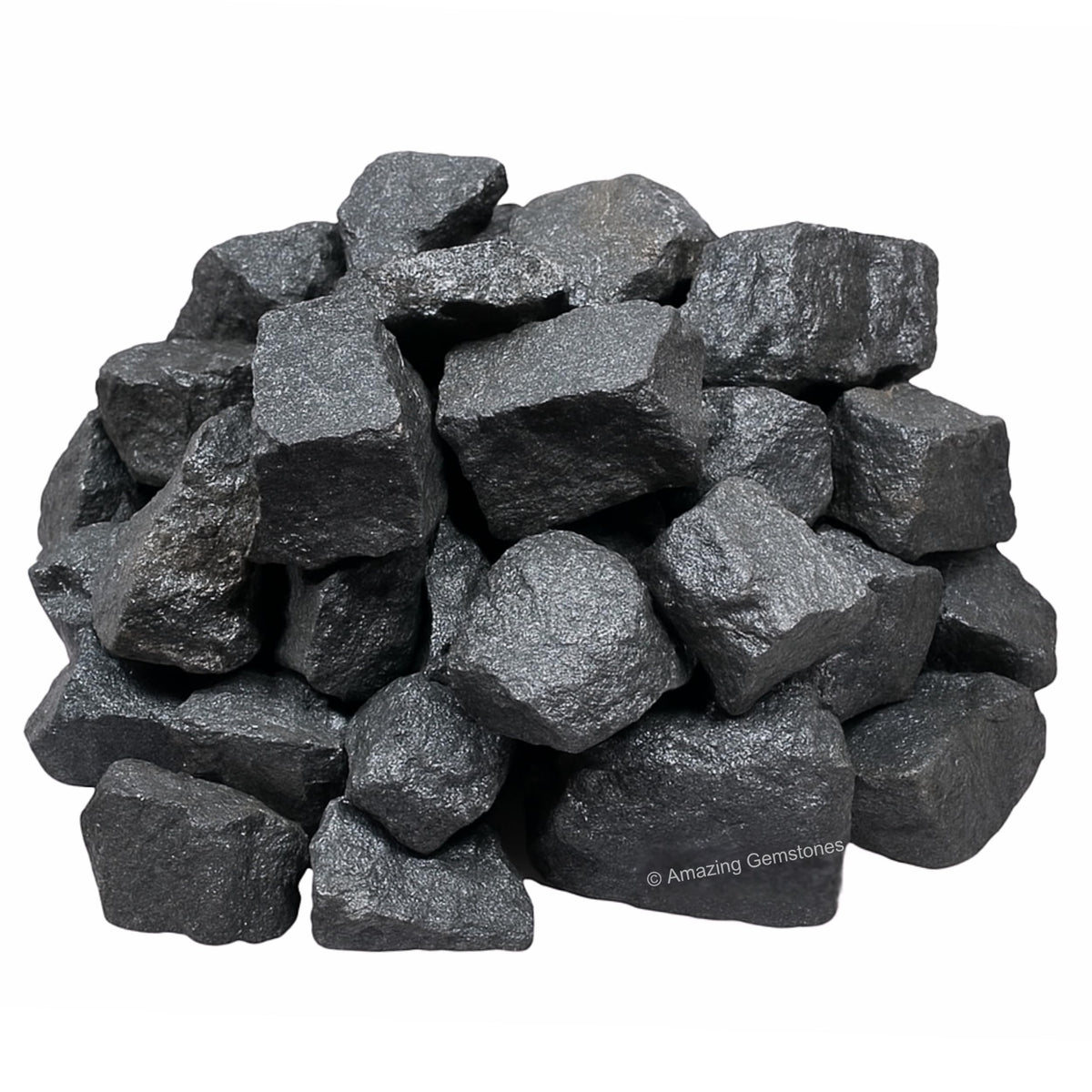 Amazing Gemstone 2 Pieces Hematite Raw Crystals and Healing Stones, Natural Rocks for Tumbling and DIY Raw Stones and Crystals