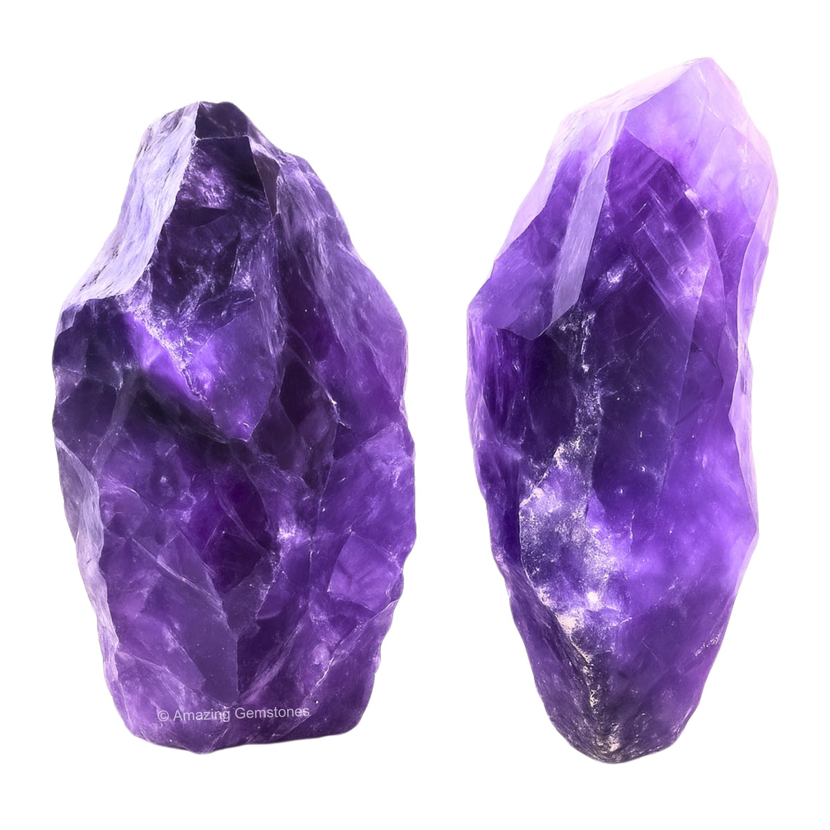 Amazing Gemstone Amethyst Raw Crystals and Healing Stones, Natural Rocks for Tumbling and DIY Raw Stones and Crystals (1 Piece)