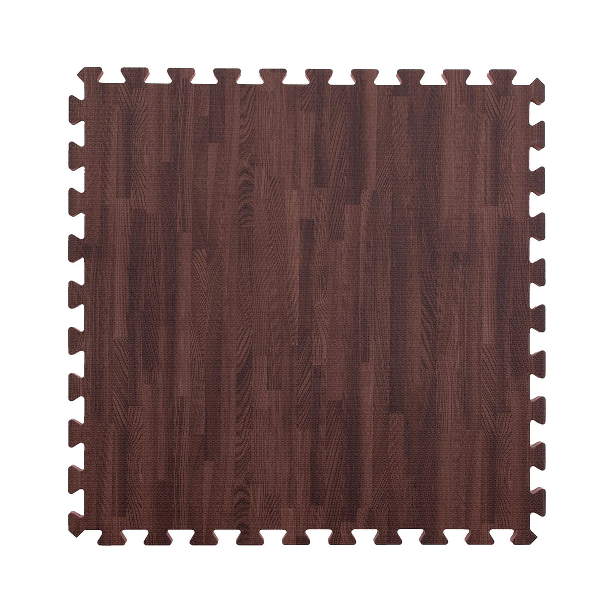 IncStores Premium Soft Wood Print Foam Flooring Tiles | Interlocking Foam Tiles for Home, Gym, Training and Yoga | 5/8" - Cherry, 144 Square Feet
