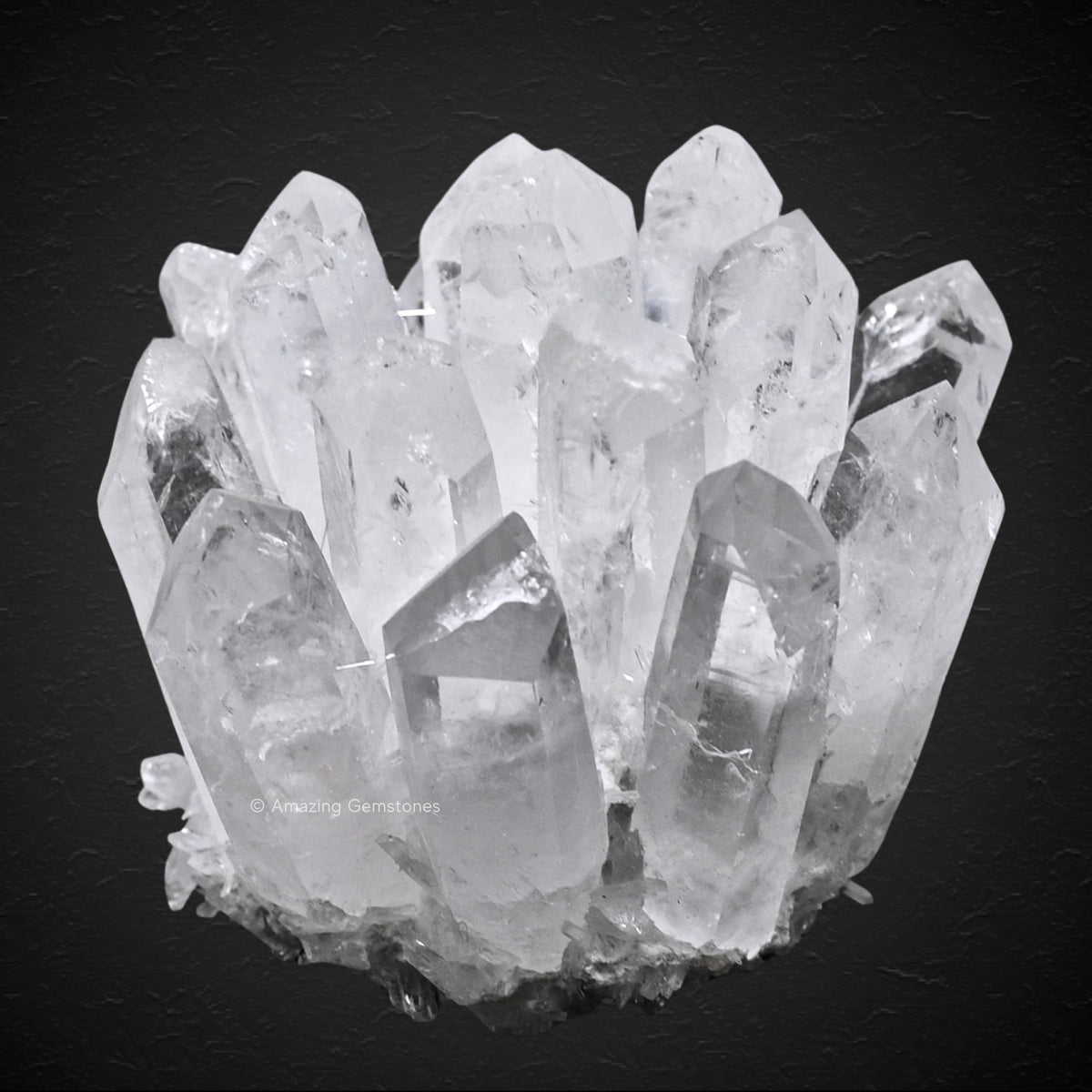 Amazing Gemstone Large Clear Quartz Crystal Cluster Points for Meditation, Home Decor and Gift - Natural Quartz Crystals and Healing Stones for Enhance Energy with Large Crystals Points