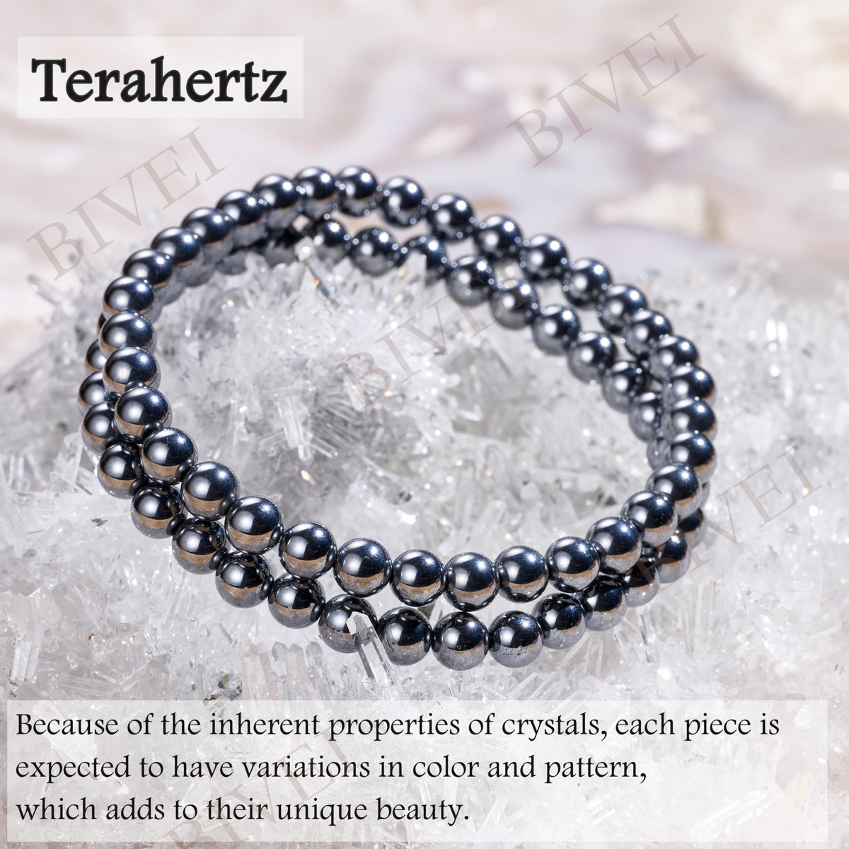 Hematite - Mental Mastery - 6mm Beaded Bracelets for Women Handmade Semi Precious Natural Stone Stretch Elastic Jewelry Yoga Protection Gifts Small