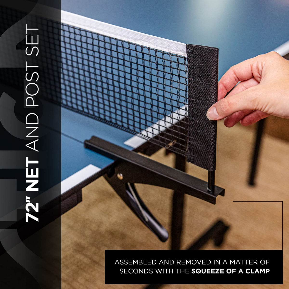 STIGA Advantage Series Indoor Ping Pong Table, Foldable Table Tennis Table - 12, 15, 18, and 25mm Tabletops - Quickplay 10 Minute Assembly - Playback Mode - Recreational- to Tournament-Level