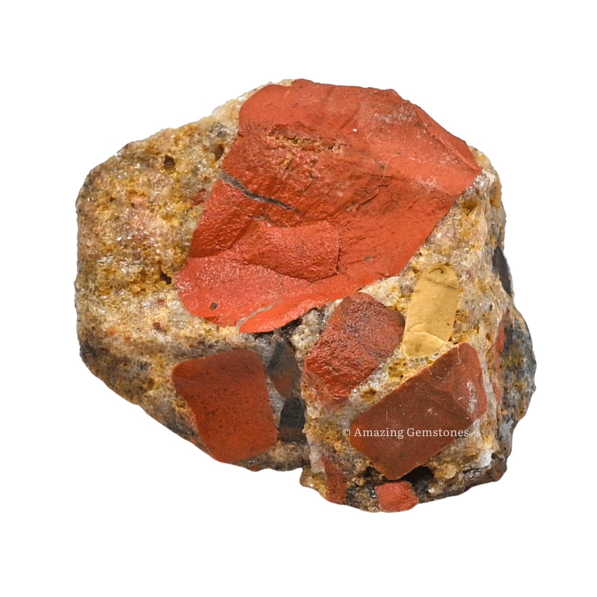 Amazing Gemstone Spotted Jasper Raw Crystals and Healing Stones, Natural Rocks for Tumbling and DIY Raw Stones and Crystals (1 lb)