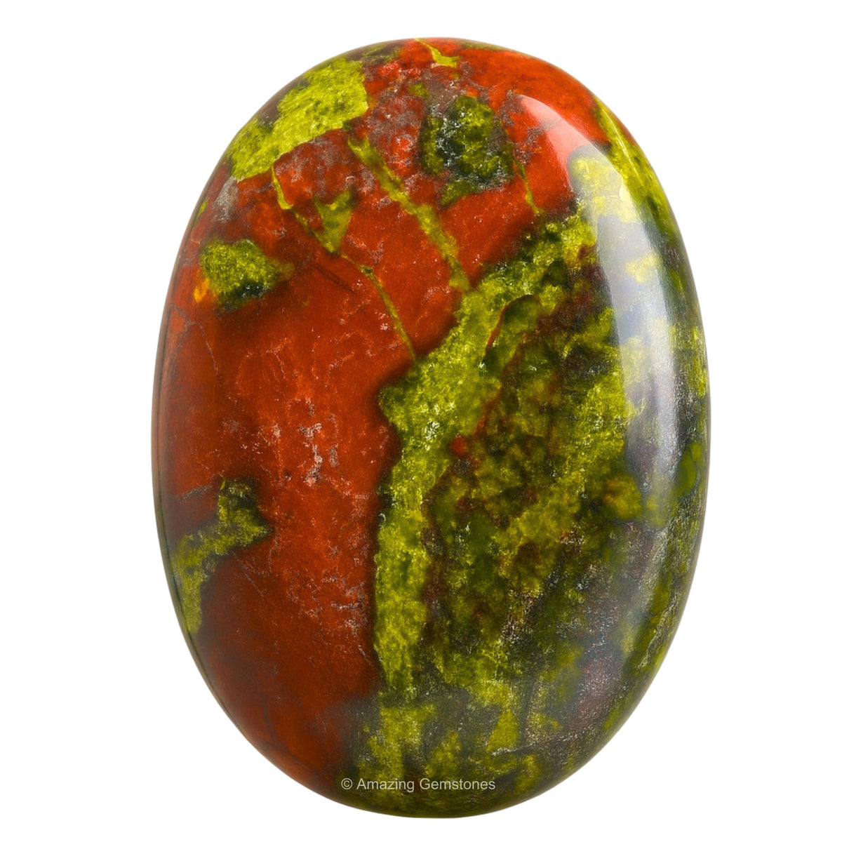 Amazing Gemstone Dragon Bloodstone Crystals and Healing Stones - Large Palm Stone Crystals Piedra - Crystal for Good Luck, Positive Energy, Meditation - Unique Stocking Stuffers and Birthday Gifts
