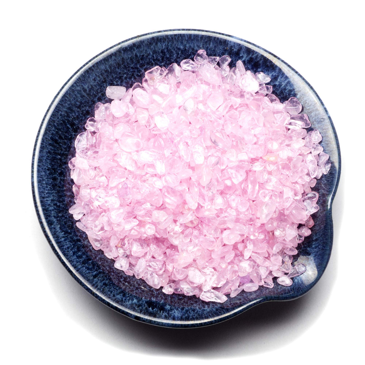 Cherry Tree Collection 1/2 Pound Polished Tumbled Gemstone Chips, Pebbles, Crystal Chips Bulk for Jewelry Making, Healing, Plants, Succulents, Aquariums, Decoration, Chakra (Rose Quartz)