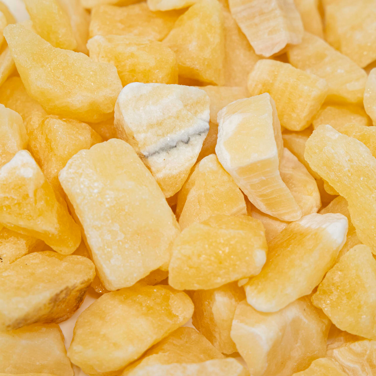1/2 lb Orange Calcite Rough Stones - Natural Raw Crystals for Tumbling Cabbing Polishing Wire Wrapping Lapidary & Jewelry Making - Fountain Decoration Rocks - Reiki Yoga & Wicca Healing - Bulk Rocks