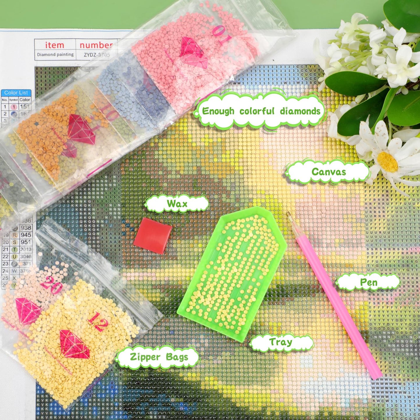 RGAJWIC Elegant Woman Wear Hat DIY 5D Diamond Paint Kits for Adults Easy for Beginner Round Full Drill Diamond Art Painting Gems Cross Stitch Mosaic Craft for Home Decor 12x16 inch