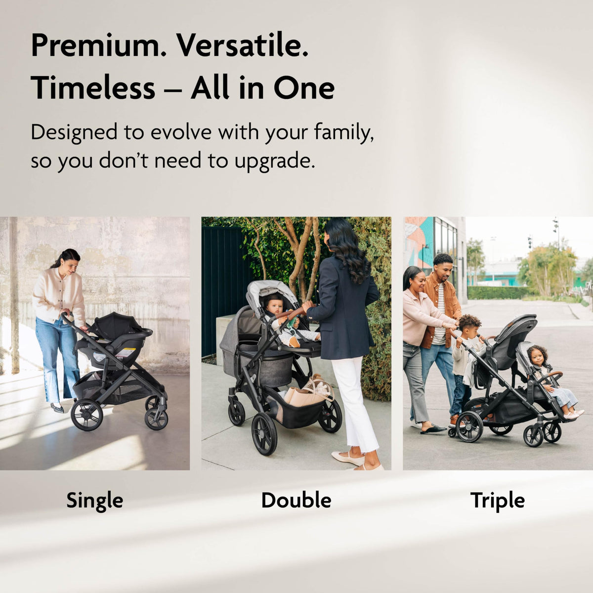 UPPAbaby Vista V3 Convertible Single-to-Double Stroller for Baby & Toddler, 30+ Configurations, Car Seat Compatible, All-Wheel Suspension, XL Basket – Jake (Charcoal/Carbon Frame)