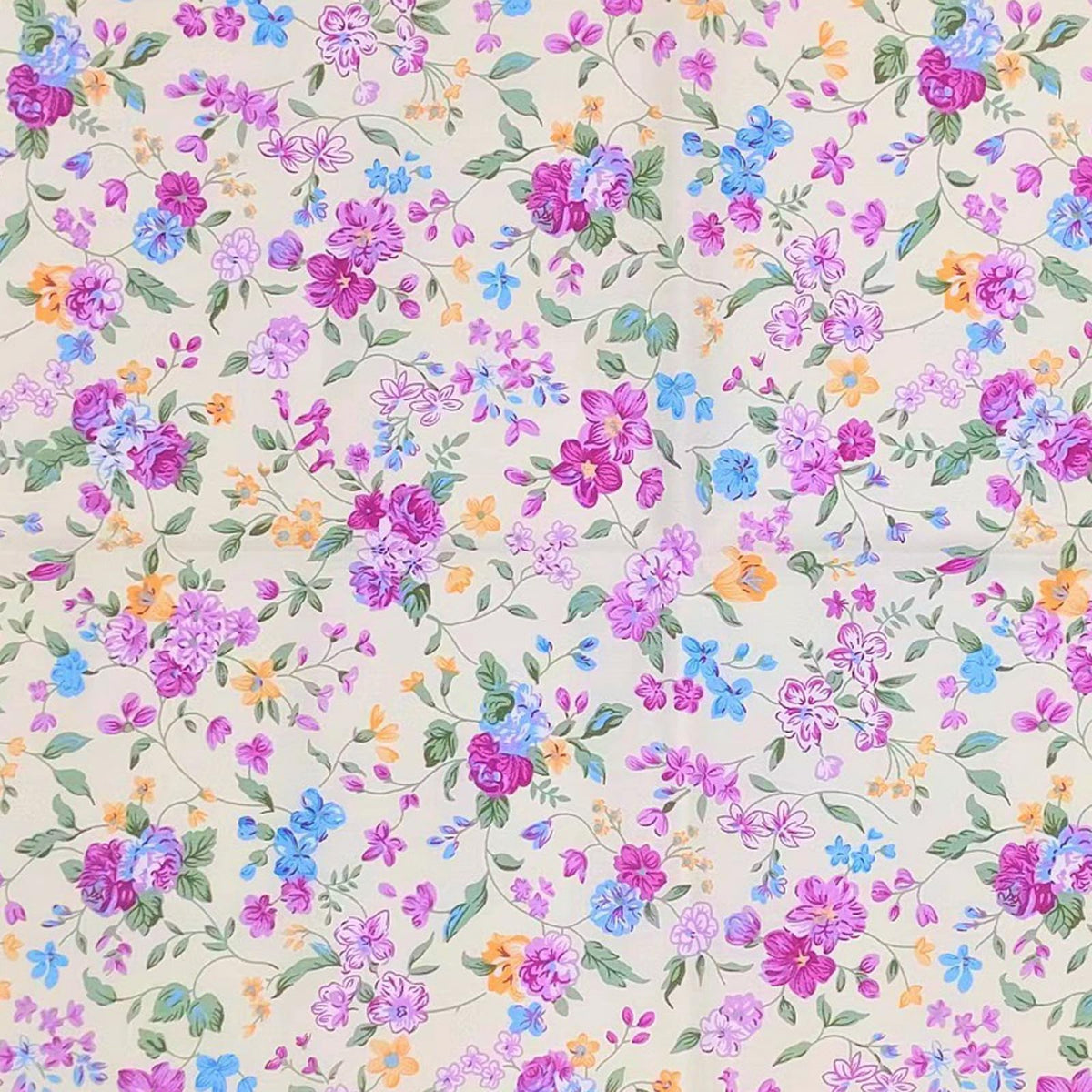 ARUDYREV 32Pcs 10x10Inch Sewing Supplies Purple Fabric By The Yard,Pink Canvas Patches