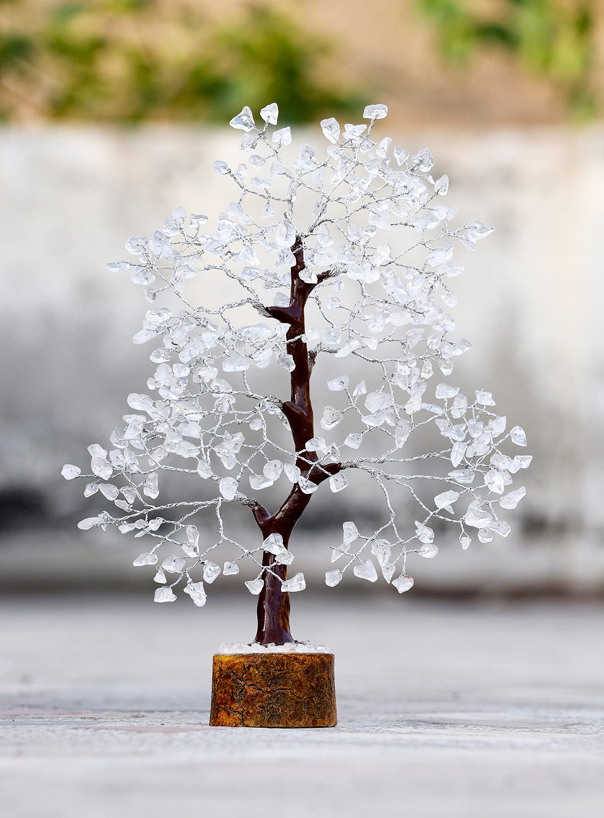 Crocon® Clear Quartz Crystal Tree Birthday Gifts for Women, Men, Friends Healing Crystals Tree of Life Sister Gift for Her, Home Decor, Gift for Mom, House Warming Gift New Home Unique Gifts Idea