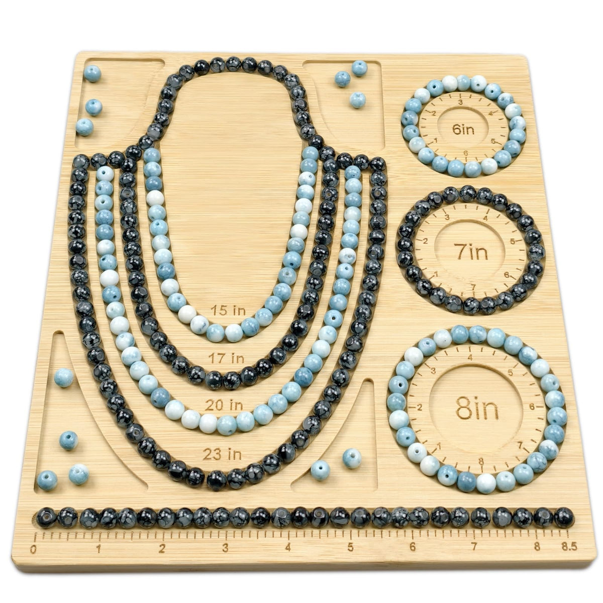 Petoysoso Bead Boards for Jewelry Making, Bamboo Beading Board for Necklace & Bracelet, Jewelry Making Supplies,Beading Supplies