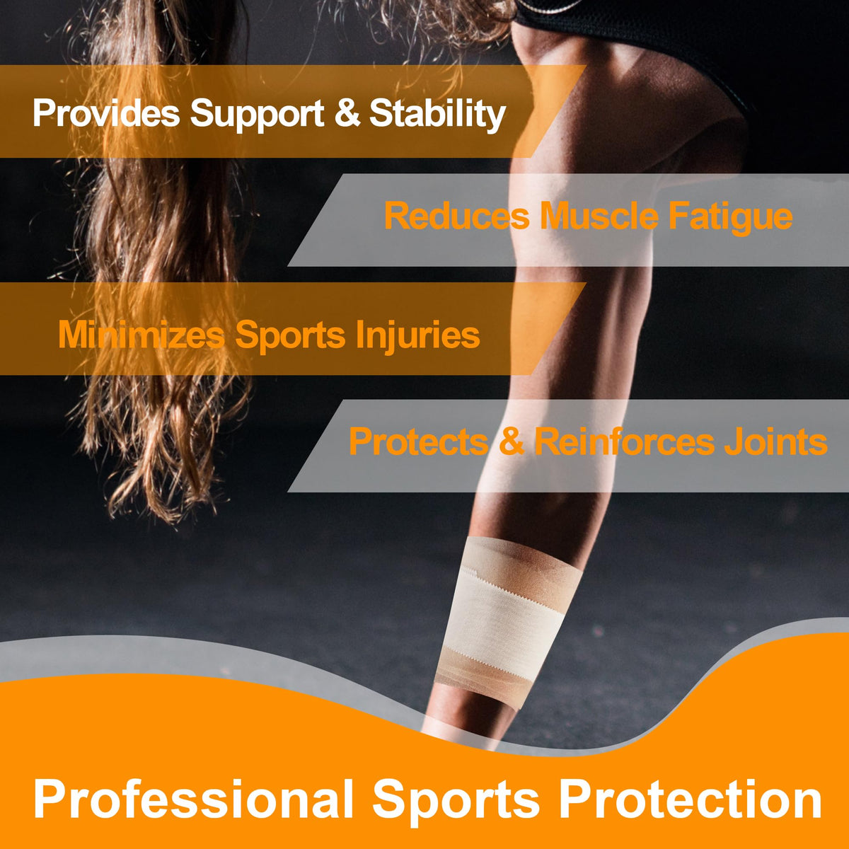 PHYTOP Athletic Tape 1.5in x 33ft (12 Pack Bulk) - No Residue Easy Tear White Sports Tape for Ankle & Wrist Support | Strong Zinc Oxide Tape for Athletes, Gymnastics, Training, First Aid Use