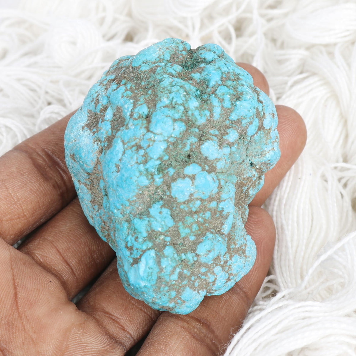GEMHUB Natural Blue Turquoise Approximate 557 Ct Raw Blue Turquoise,Blue Turquoise Chunk, Raw Uncut Rough Healing Crystal Blue Turquoise Gemstone