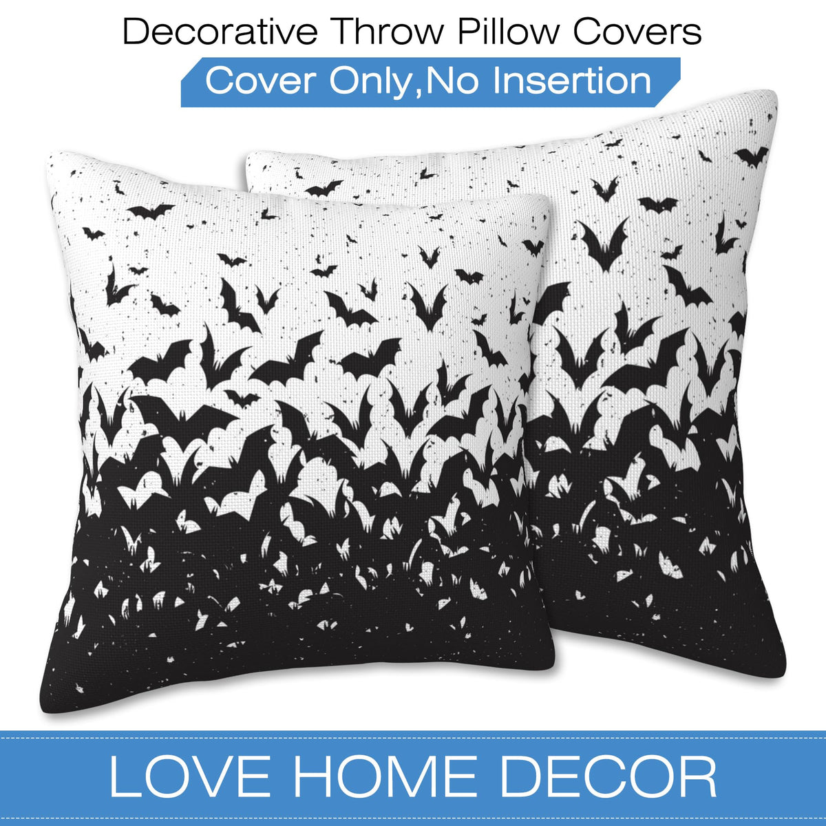 Naqiuli Throw Pillow Covers Small Scattered Flower Pillow Covers 16x16 Inch Set of 2 Throw Pillows Decorative Pillow Cases Cushion Covers for Bedroom Livingroom Sofa Farm House