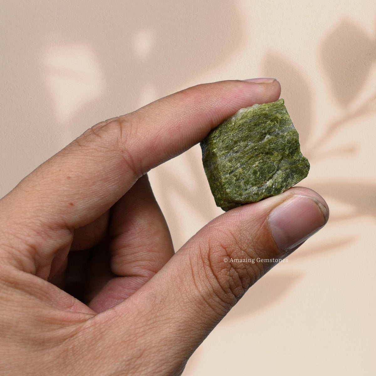 Amazing Gemstone Vesuvianite Raw Crystals and Healing Stones, Natural Rocks for Tumbling and DIY Raw Stones and Crystals (1 Piece)