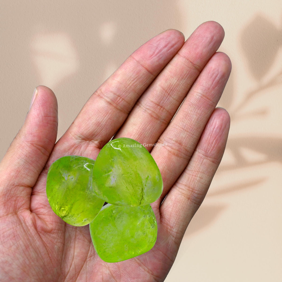 Amazing Gemstone Apple Aura Quartz Crystals and Healing Stones Tumbled - 1 oz, Healing Stones for Energy Balance, Stress Relief - Premium Polished Gems Rocks for Meditation and Wellness