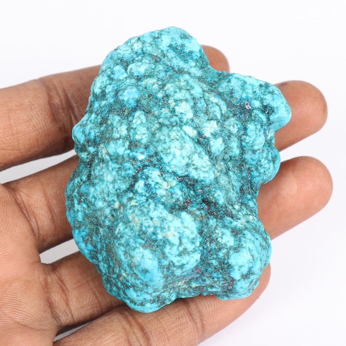 GEMHUB Natural Blue Turquoise Approximate 557 Ct Raw Blue Turquoise,Blue Turquoise Chunk, Raw Uncut Rough Healing Crystal Blue Turquoise Gemstone