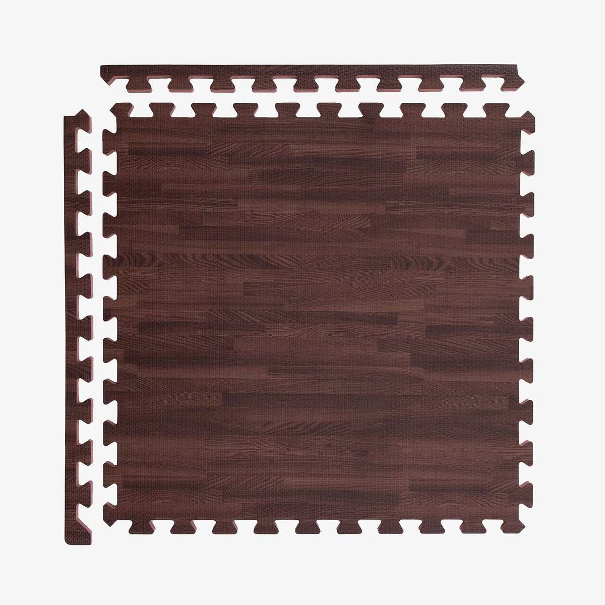 IncStores Premium Soft Wood Print Foam Flooring Tiles | Interlocking Foam Tiles for Home, Gym, Training and Yoga | 5/8" - Cherry, 144 Square Feet