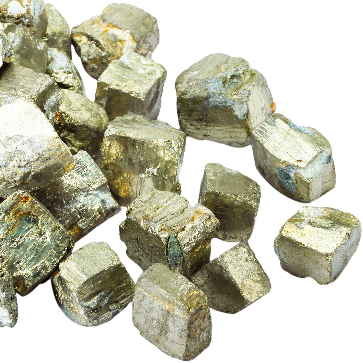 rockcloud 1 lb Natural Crystals Raw Rough Stones for Cabbing,Tumbling,Cutting,Lapidary,Polishing,Reiki Crytsal Healing,Iron Pyrite