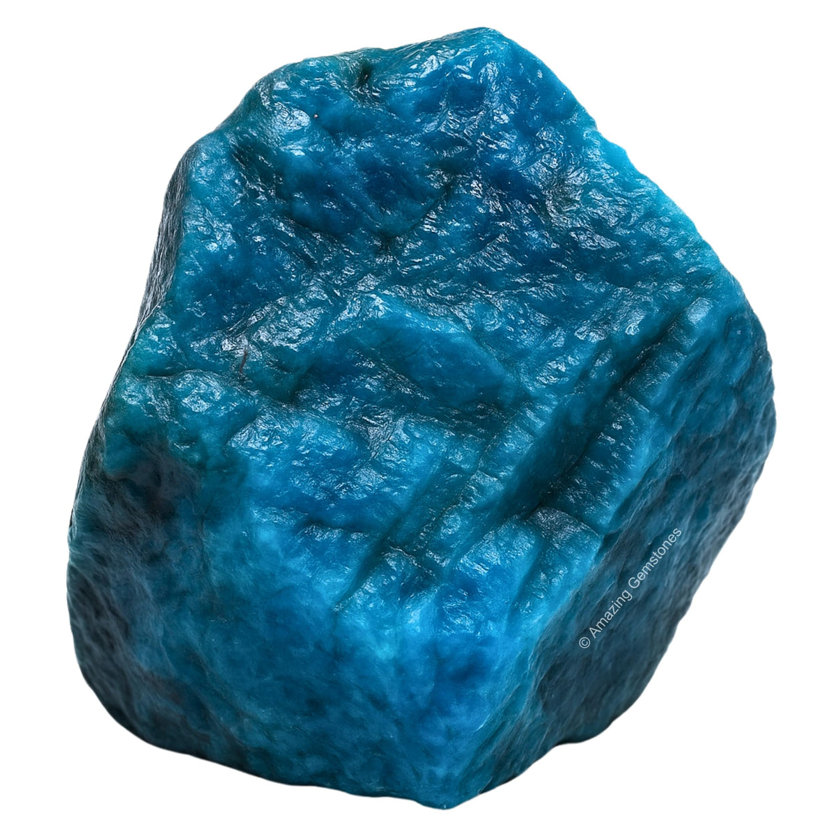 Amazing Gemstone Apatite Raw Crystals and Healing Stones, Natural Rocks for Tumbling and DIY Raw Stones and Crystals (1 Piece)