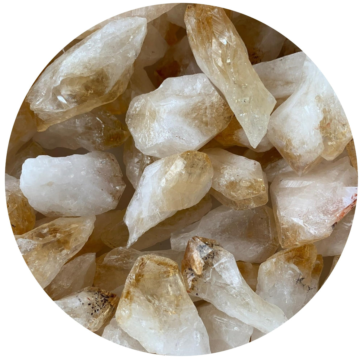 GAF TREASURES Wholesale Citrine Points, Natural Citrine Points, Citrine Points Healing Crystals (Citrine Points, 0.25 Pound)