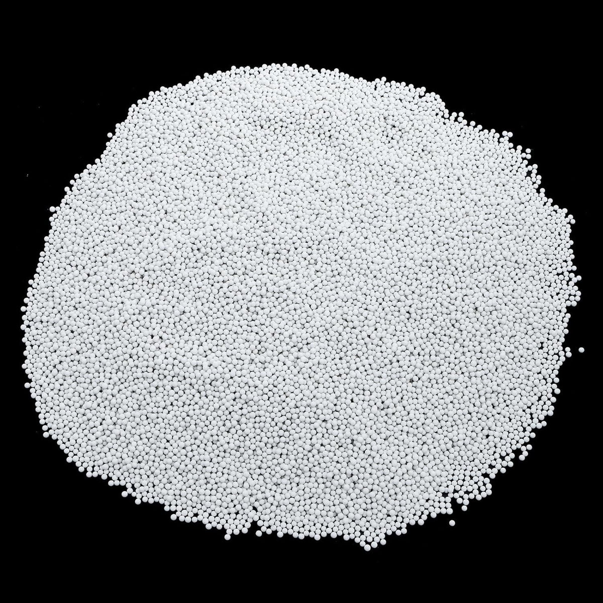 Hiceeden 8 Pounds 1/8" Round Rock Tumbling Filler Media, 3 mm Reusable Ceramic Beads Pellets, Rock Tumbling Ball Sphere Grit for Tumbler, Stone Polisher