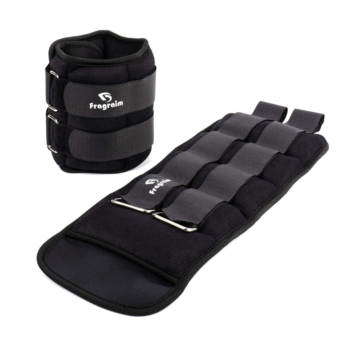 Ankle Weights, Wrist Arm Leg Weights 10 LBS x 2 for Women, Kids and Men, Comfortable and Soft, Perfect for Dancing, Running, Walking, Fitness, Workout (Black)