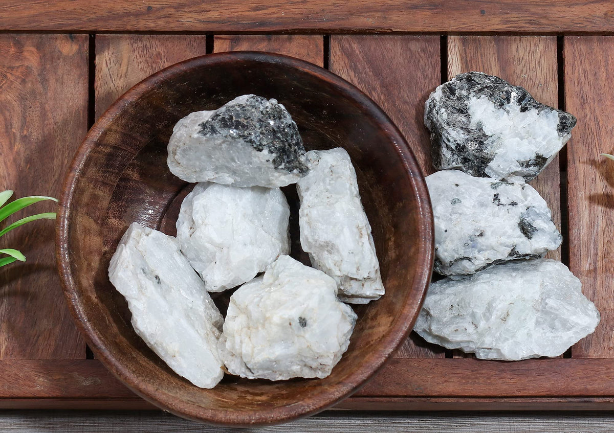 Crocon Rainbow Moonstone Rough Bulk Natural Stone Raw Stone Tumbling Cabbing Polishing Mining Chakra Balancing Reiki and Crystal Healing Good Luck Home Office Size : 1 LB