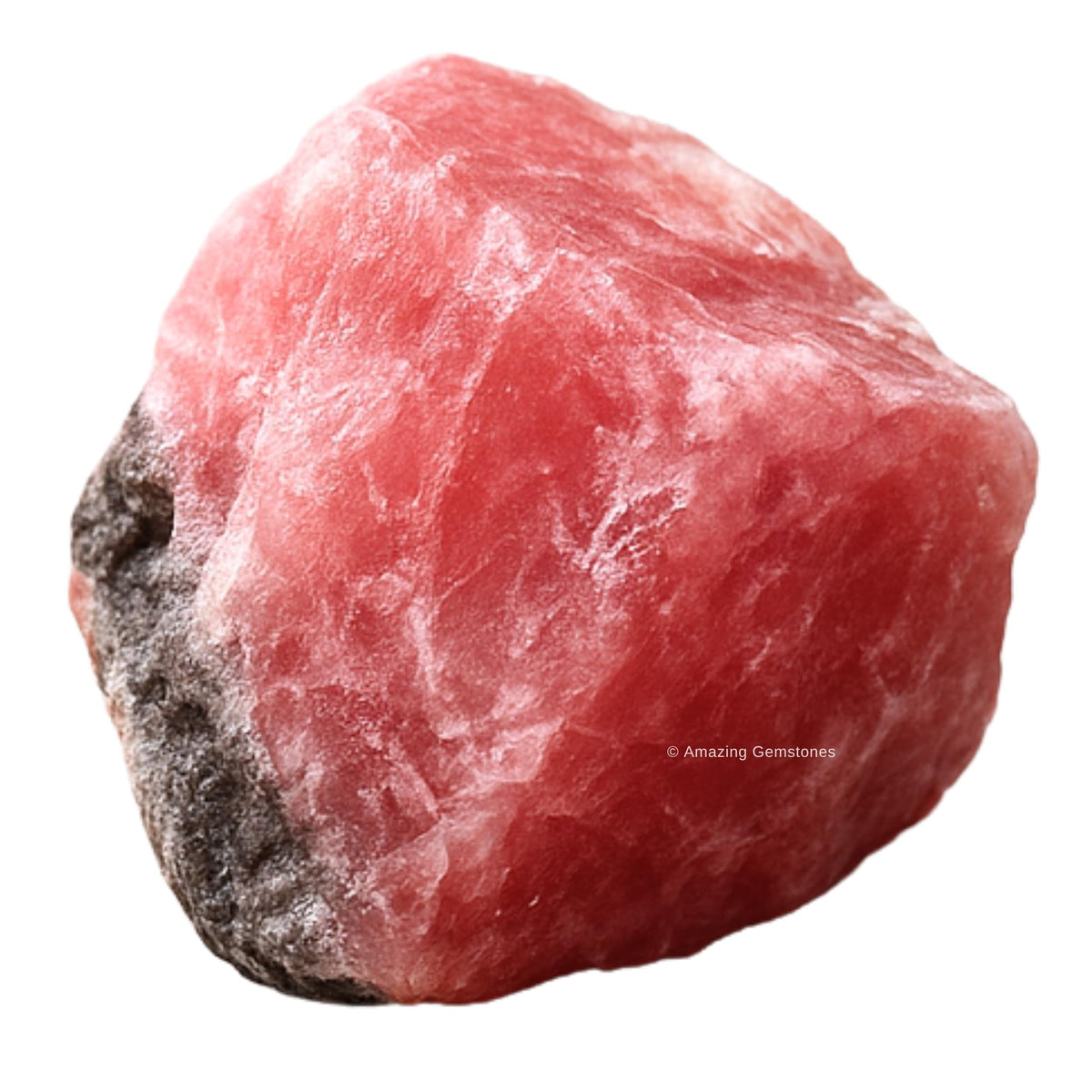Amazing Gemstone Rhodochrosite Raw Crystals and Healing Stones, Natural Rocks For Tumbling - DIY Raw Stones And Crystals (1 Piece)
