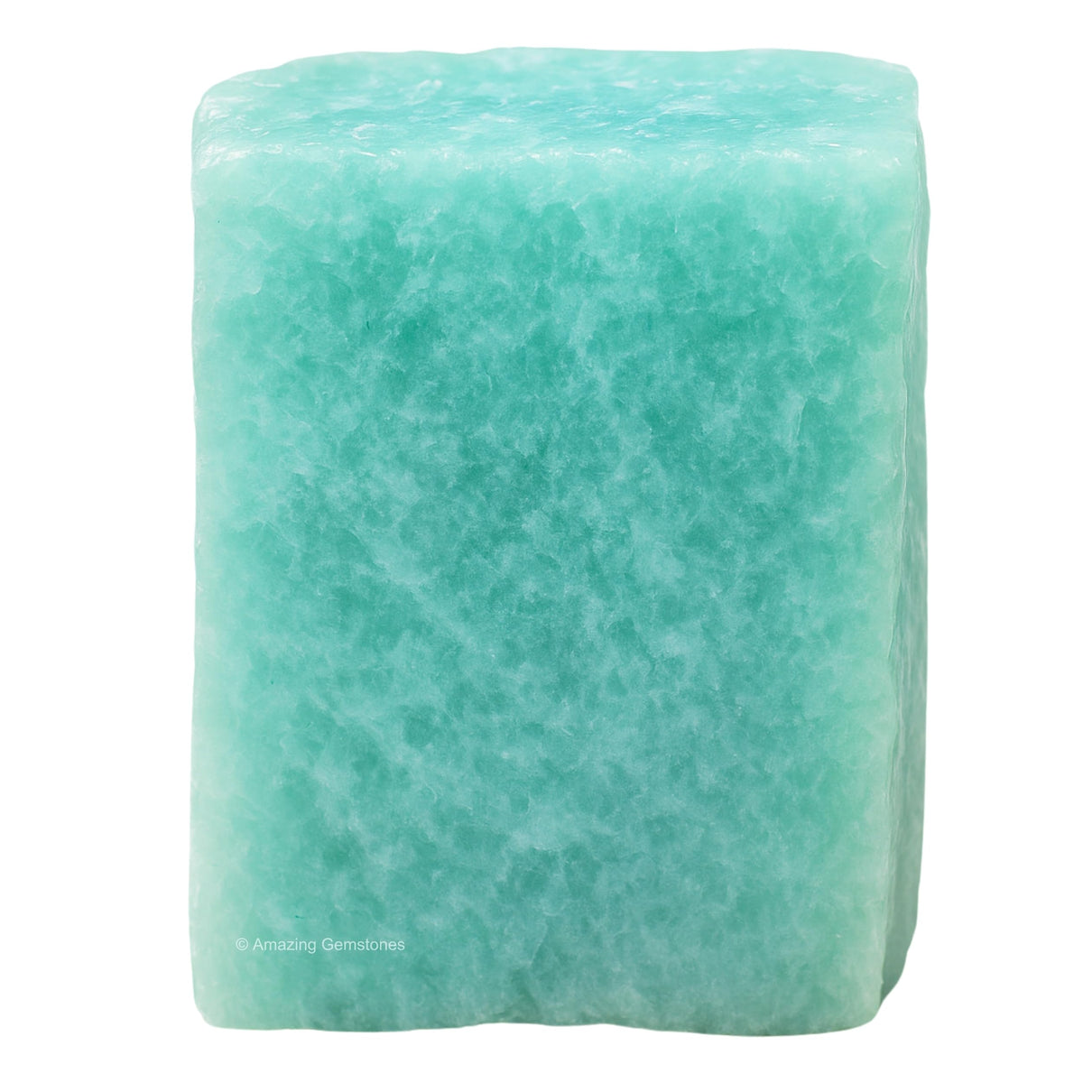 Amazing Gemstone Amazonite Raw Crystals and Healing Stones, Natural Rocks for Tumbling and DIY Raw Stones and Crystals (1 Piece)