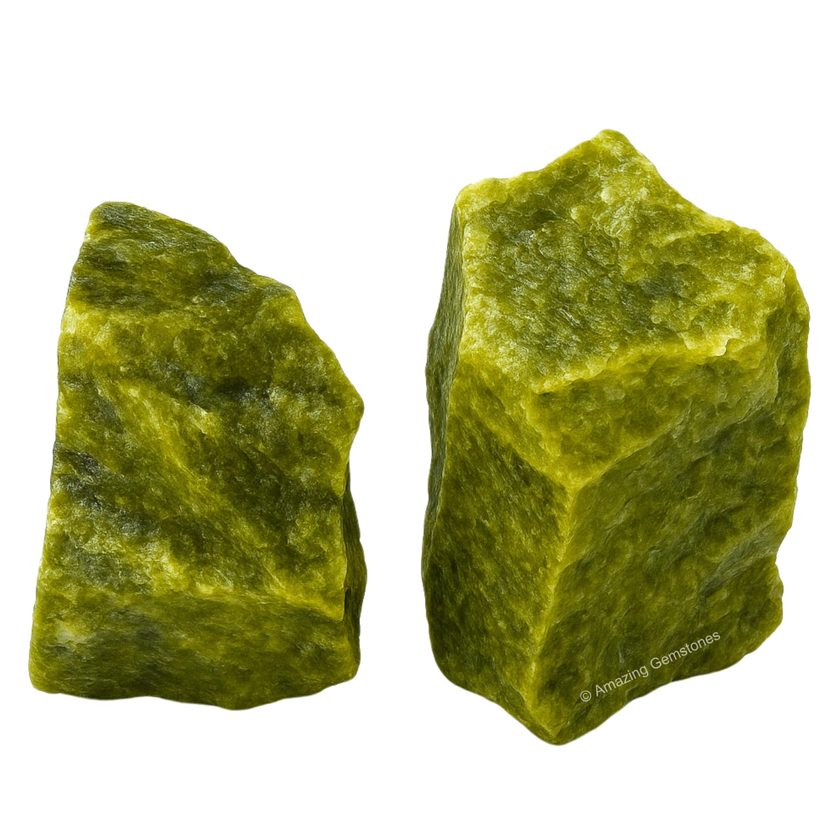 Amazing Gemstone Vesuvianite Raw Crystals and Healing Stones, Natural Rocks for Tumbling and DIY Raw Stones and Crystals (1 Piece)