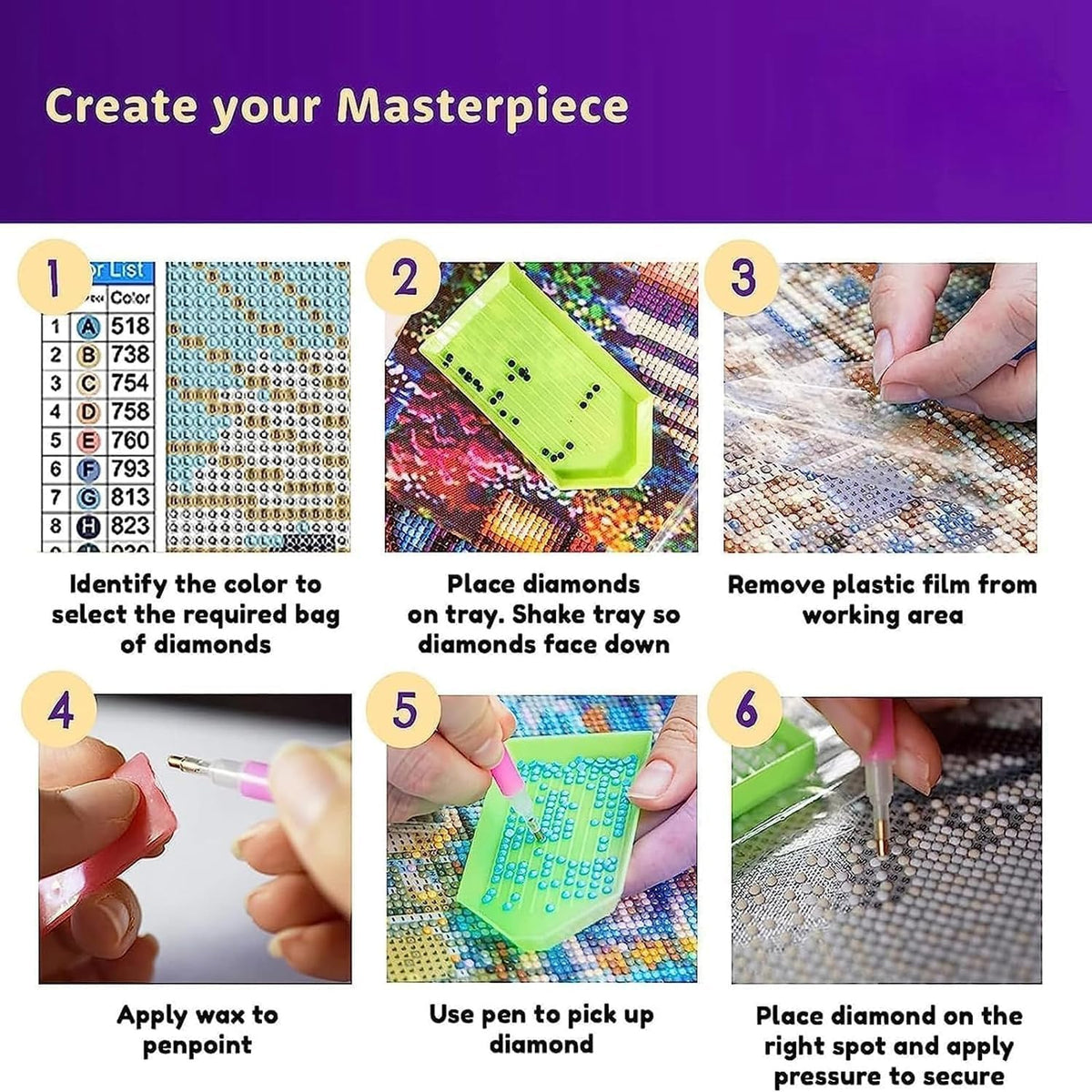 Leatrice Skull Diamond Painting Kits for Adults Butterfly Diamond Art Kits Gem Art Dots Paintings for Adults Full Drill Round Diamond Dots for Beginners DIY Home Wall Decor 11.8x15.7 Inches