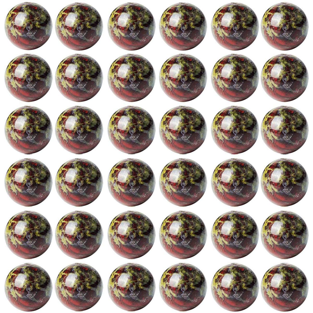 Natural Stone Beads 100pcs 6mm Dragon Blood Stone Round Genuine Stone Beading Loose Gemstone Hole Size 1mm DIY Smooth Beads for Bracelet Necklace Earrings Jewelry Making (Dragon Blood Stone Red,6mm)