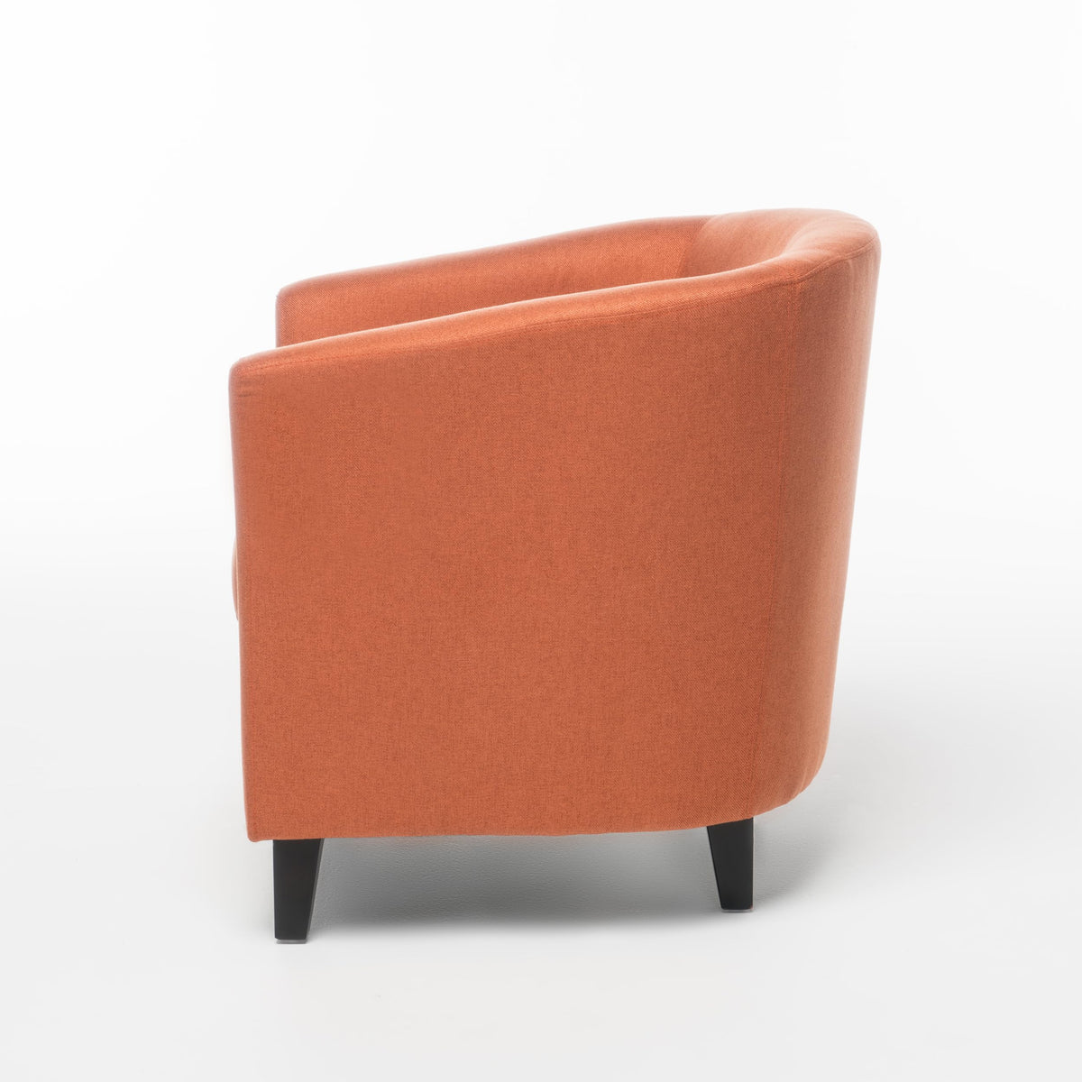 Christopher Knight Home Club Chair Accent Armchair for Living Room Bedroom and Office 30 Inch Deep Modern Lounge Seating, Orange