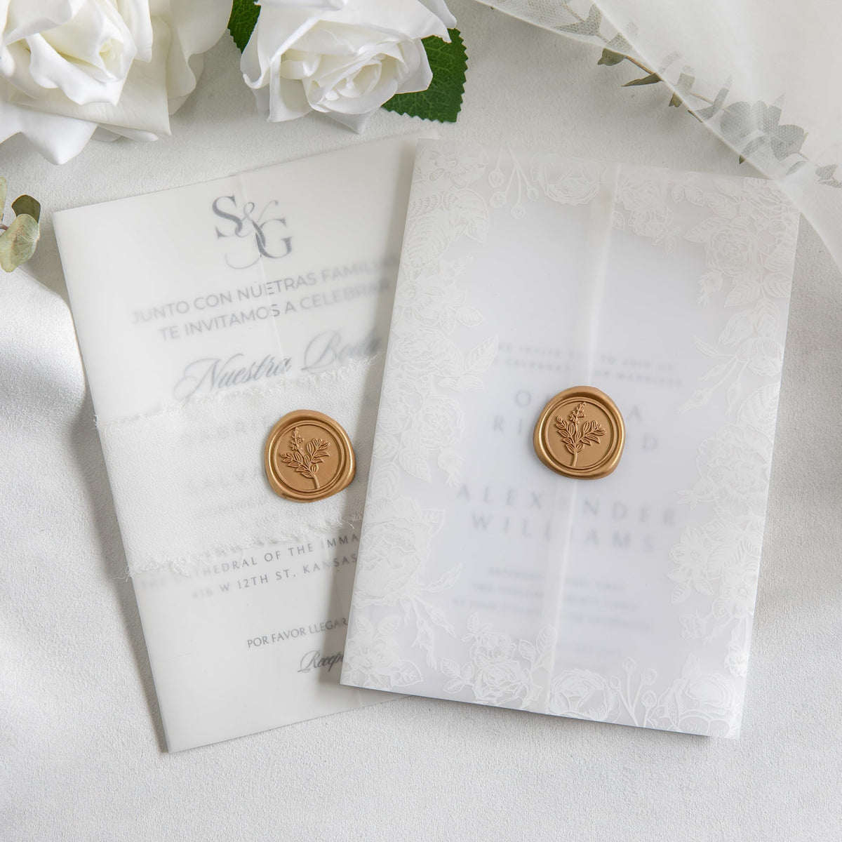 Uwilowe 60 Pcs Gold Wax Seal Stickers, Stamp Seal Envelope Stickers - Perfect for Wedding Invitation, Gift Box Craft Wrapping, Christmas Cards Decor