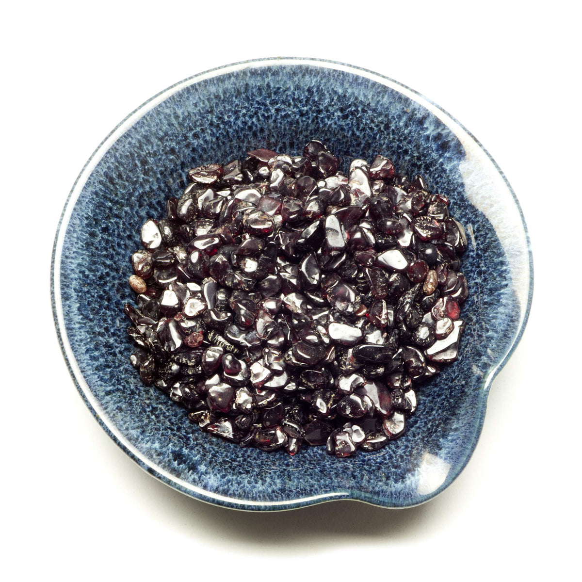 Cherry Tree Collection 1/2 Pound Polished Tumbled Gemstone Chips, Pebbles, Crystal Chips Bulk for Jewelry Making, Healing, Plants, Succulents, Aquariums, Decoration, Chakra (Garnet)