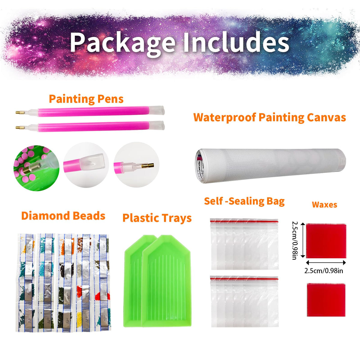 YALKIN 5D Diamond Painting Kits for Adults, Large Diamond Art Kits Full Drill Diamond Painting Kit for Adult Beginners, DIY Crystal Picture Art for Home Wall Decor 40 x 70cm/15.7 x 27.6in