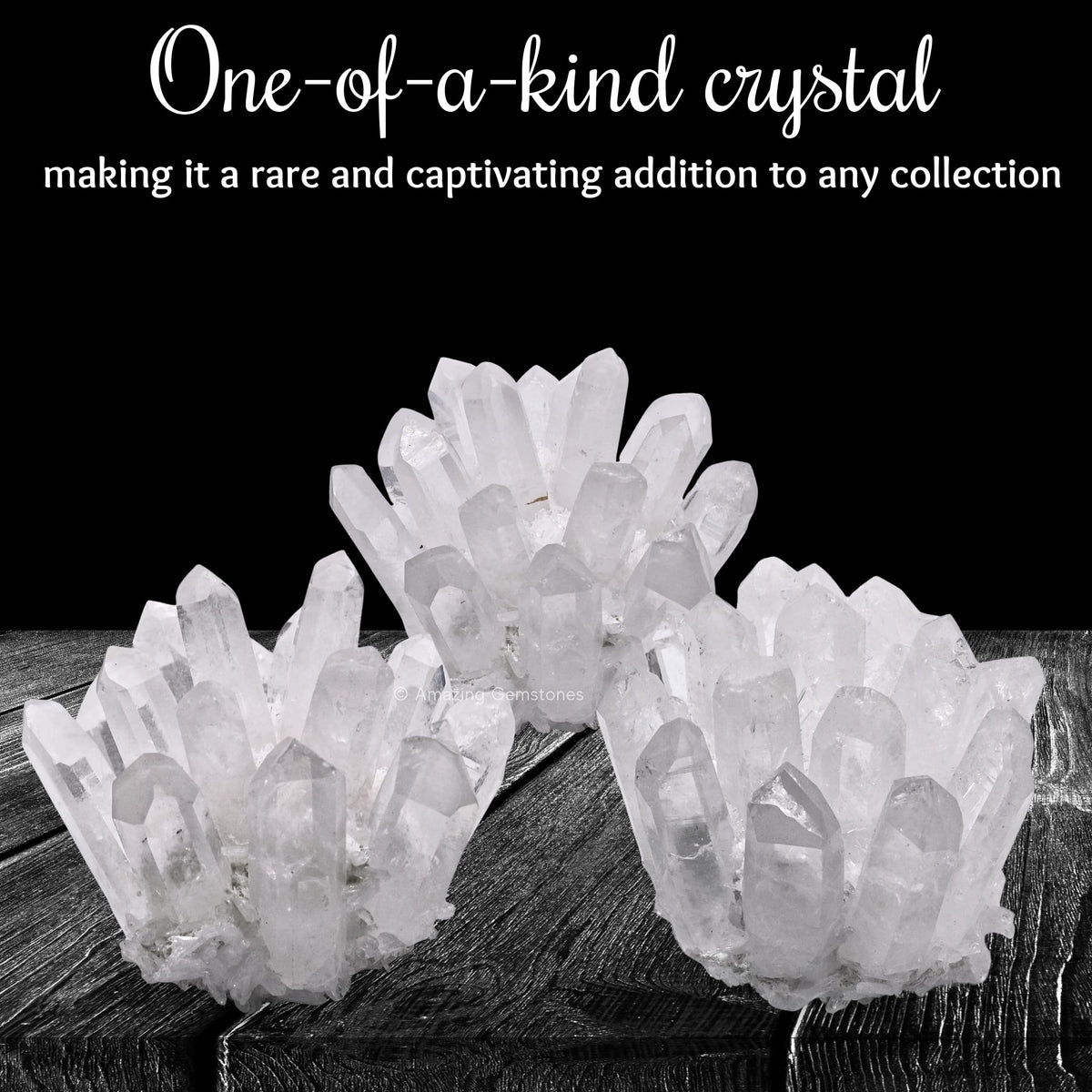 Amazing Gemstone Large Clear Quartz Crystal Cluster Points for Meditation, Home Decor and Gift - Natural Quartz Crystals and Healing Stones for Enhance Energy with Large Crystals Points