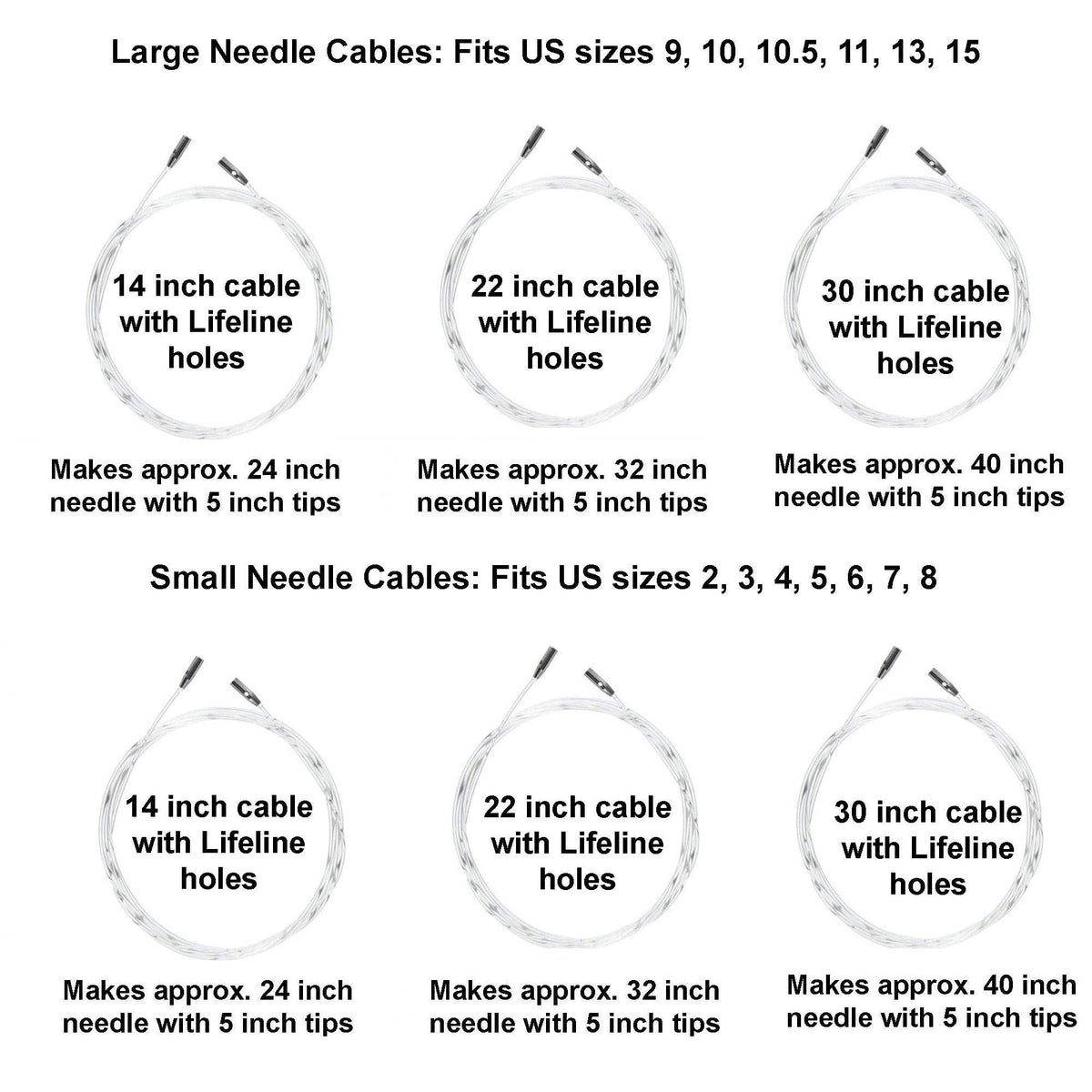ChiaoGoo Spin Bamboo 5-Inch Complete 2500-C Interchangeable Circular Knitting Needle Set, Sizes US 2, 3, 4, 5, 6, 7, 8, 9, 10, 10.5, 11, 13, 15 with 6 Cords with Project Bag