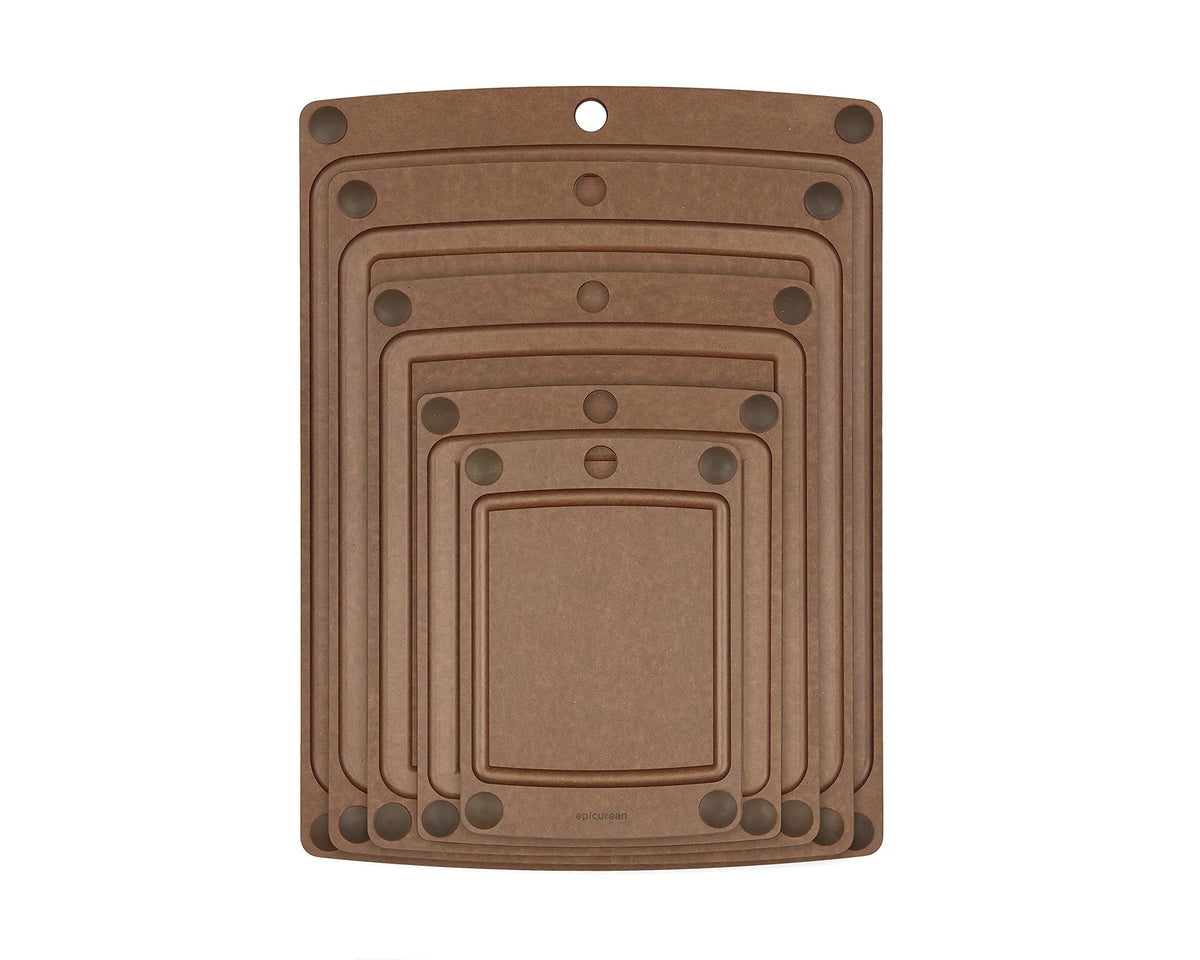 Epicurean All-in-One 14.5" × 11.25" Cutting Board, Nutmeg