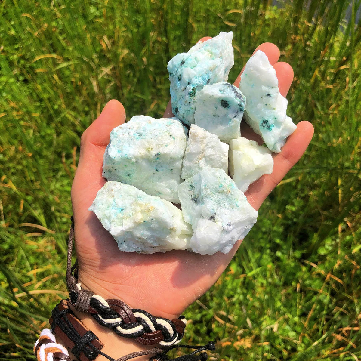 Zenkeeper 1Lb Large Rough Chrysocolla Crystal Bulk Raw Phoenix Stone Natural Crystal Chunks Crystals Healing Stones
