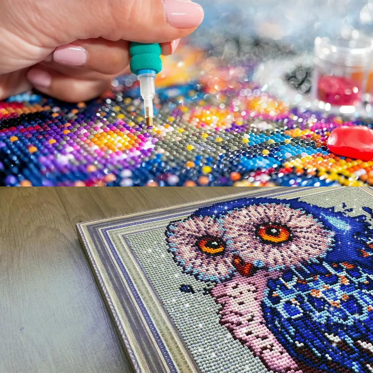 DIY Diamond Painting Diamond Art, 5D Bear Full Drill Cross Stitch Embroidery Kits