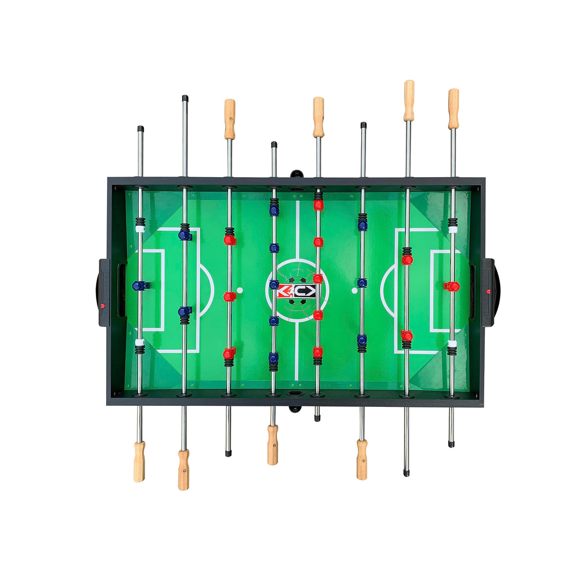 KICK Tetrad 55" 4-in-1 Multi Game Table (Black) – Foosball, Billiards/Pool, Air Hockey & Ping Pong