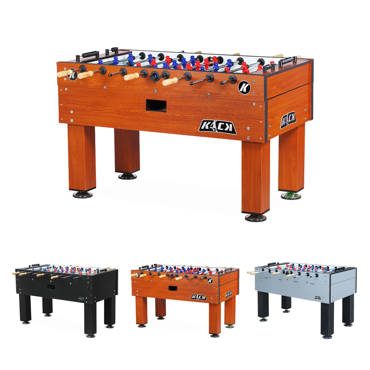 KICK Titan 55" Tournament Foosball Table (Brown)